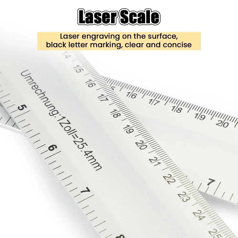 L-shaped Ruler, 90 Degree Square Ruler, Metal Steel, Carpentry Ruler, Measuring Tools, Gauges, Measuring Tools, Construction