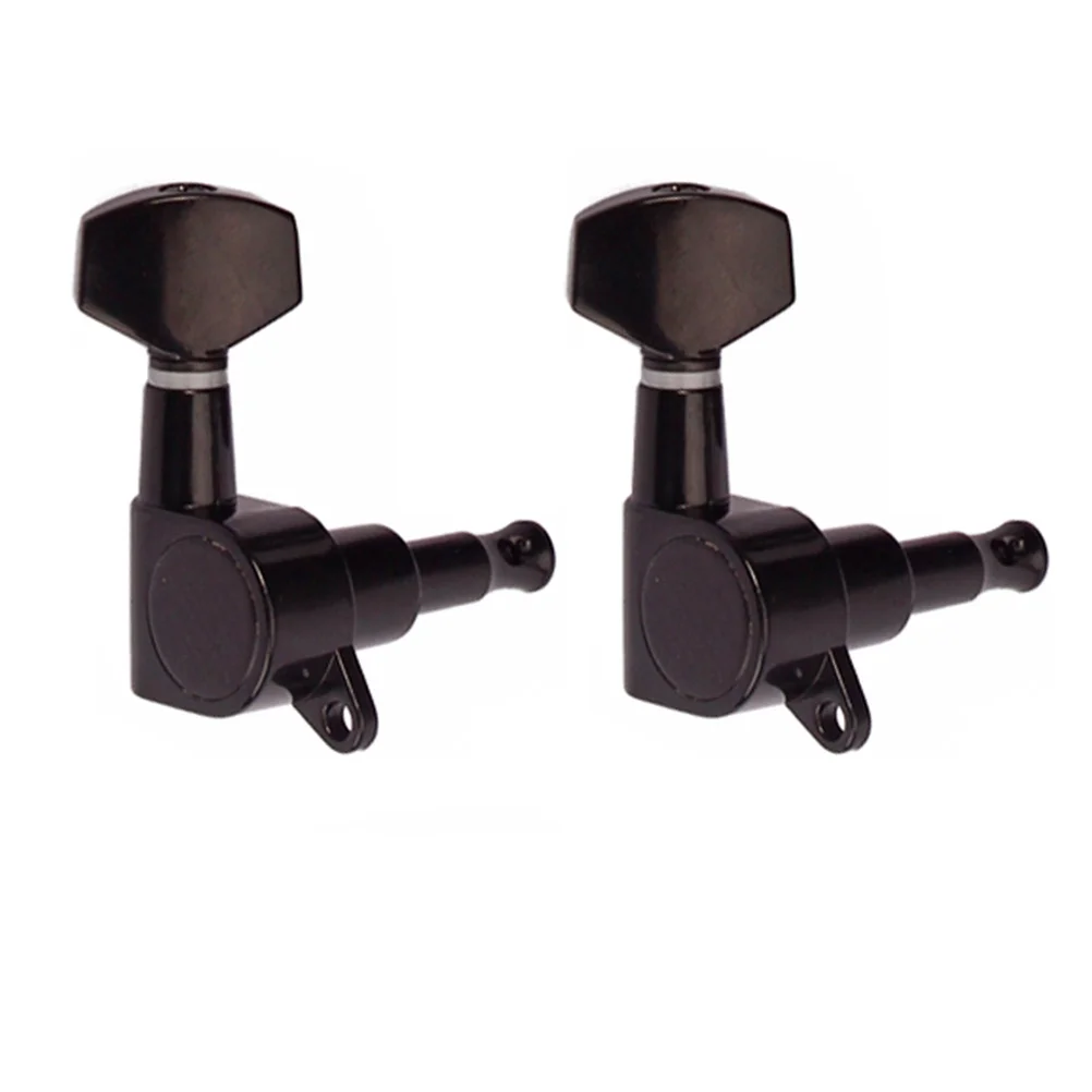 

6Pcs 3l3r Sealed Guitar Machine Heads Strong Metal Body Endurance Praticality Essential Replacement Electric Guitar Tuners