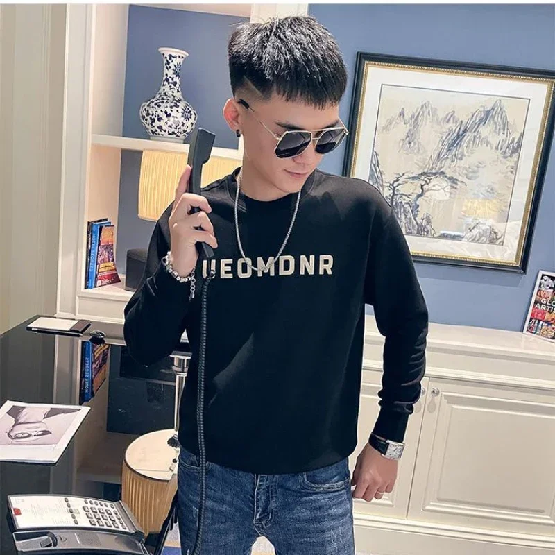 Men's Clothing New Rock Top Printed T Shirt for Man Sweatshirts Black Letter Original Streetwear It Harajuku Fashion Quotes Xl A