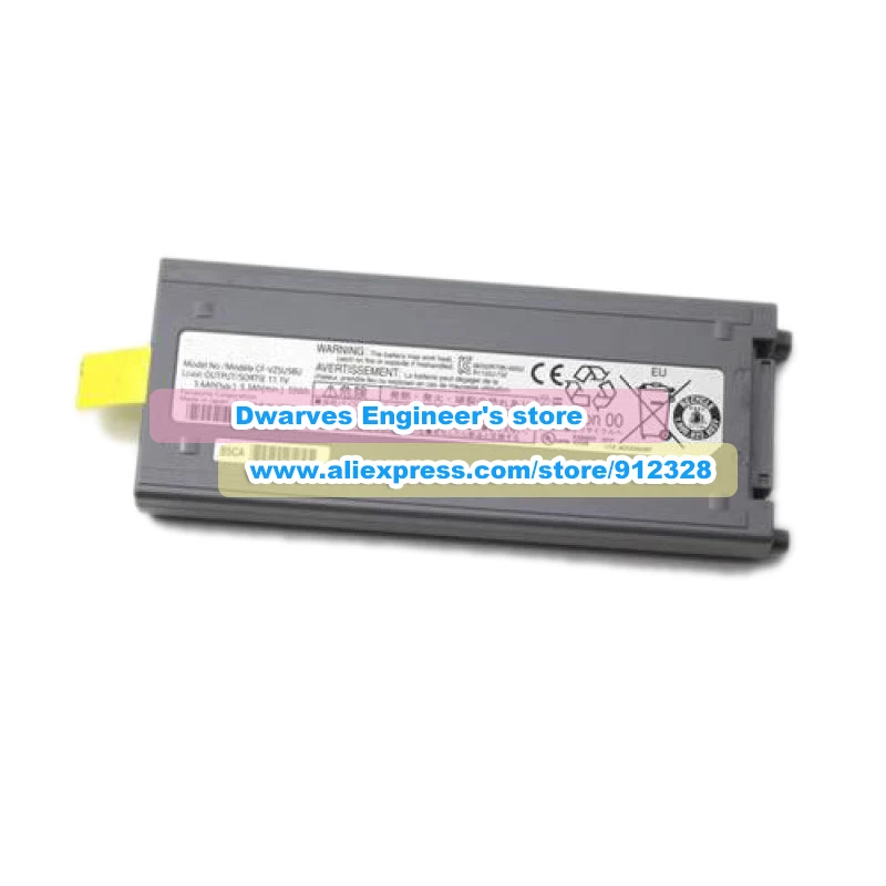 Imagem -06 - Genuine Cf-vzsu58u Bateria Portátil para Panasonic Cf-vzsu48r 11.1v 5600mah 59wh Cf18 Série Cf-19z Cf-19 Mk3 Cf-19rdrahff