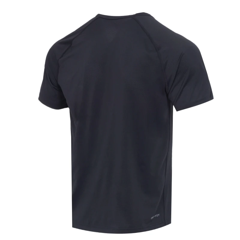 نايك (نايكي) تي شيرت رجالي فضفاض تنفس سترة رياضية علوية الجري اللياقة البدنية التدريب الملابس المنسوجة قصيرة الأكمام Dv9816-010 #2