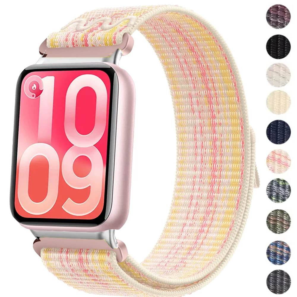 Nylon-Geflechtarmband für Xiaomi Mi Band 10 Pro/9 Pro/8 Pro Sport Atmungsaktives Ersatz-Armband für Redmi Watch 6/5/4 Zubehör