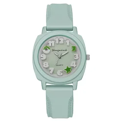 Reloj de cuarzo con correa de silicona para Mujer, pulsera informal de lujo, marca de moda, envío directo