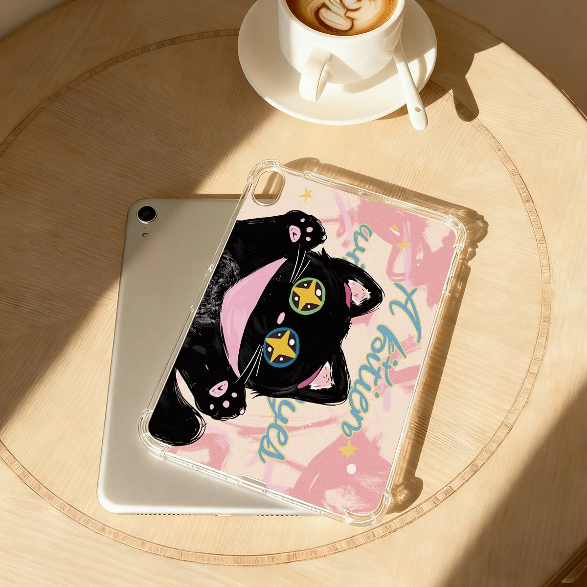 Ultra Clear Tablet Case for Apple iPad Pro 9.7 10.5 12.9 13 Air 2 3 11 13 mini 4 5 6 7 Shell Cute Cat Star Eyes Sweet Cool Style