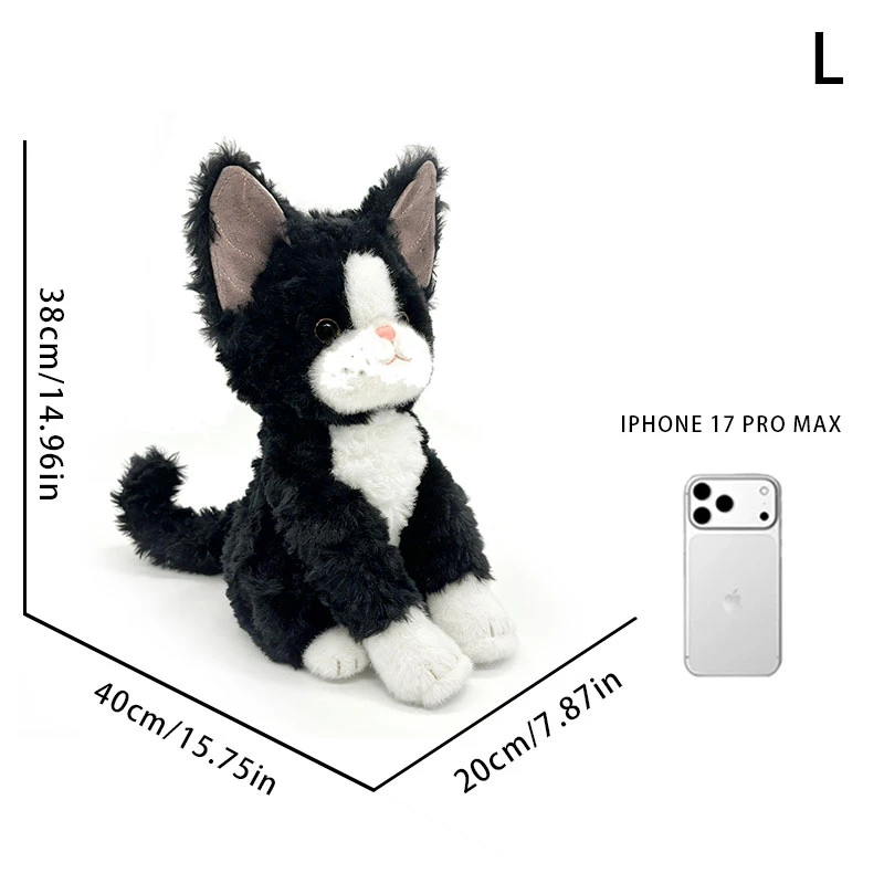 Cat plush doll display