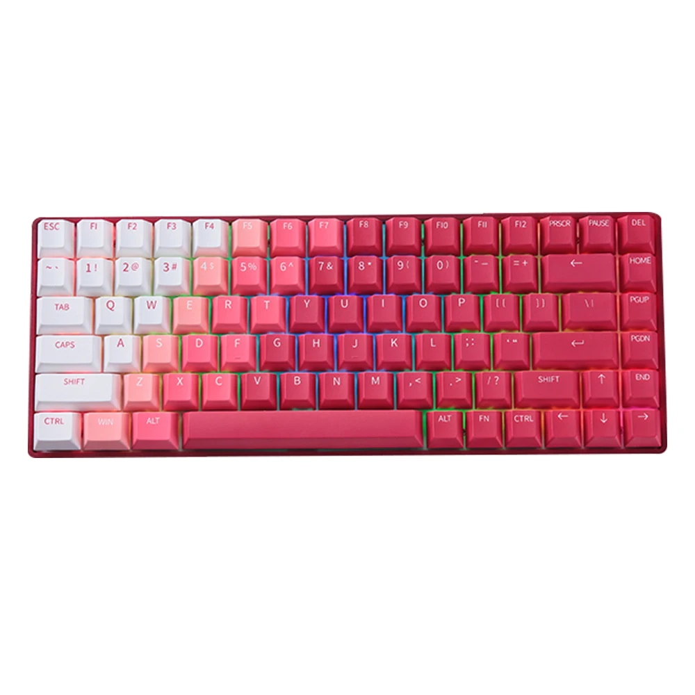 

YYHC-Premium Switch Mechanical Gaming Keyboard 84keys bt 5.1 Wireless Wired Gaming keyboard