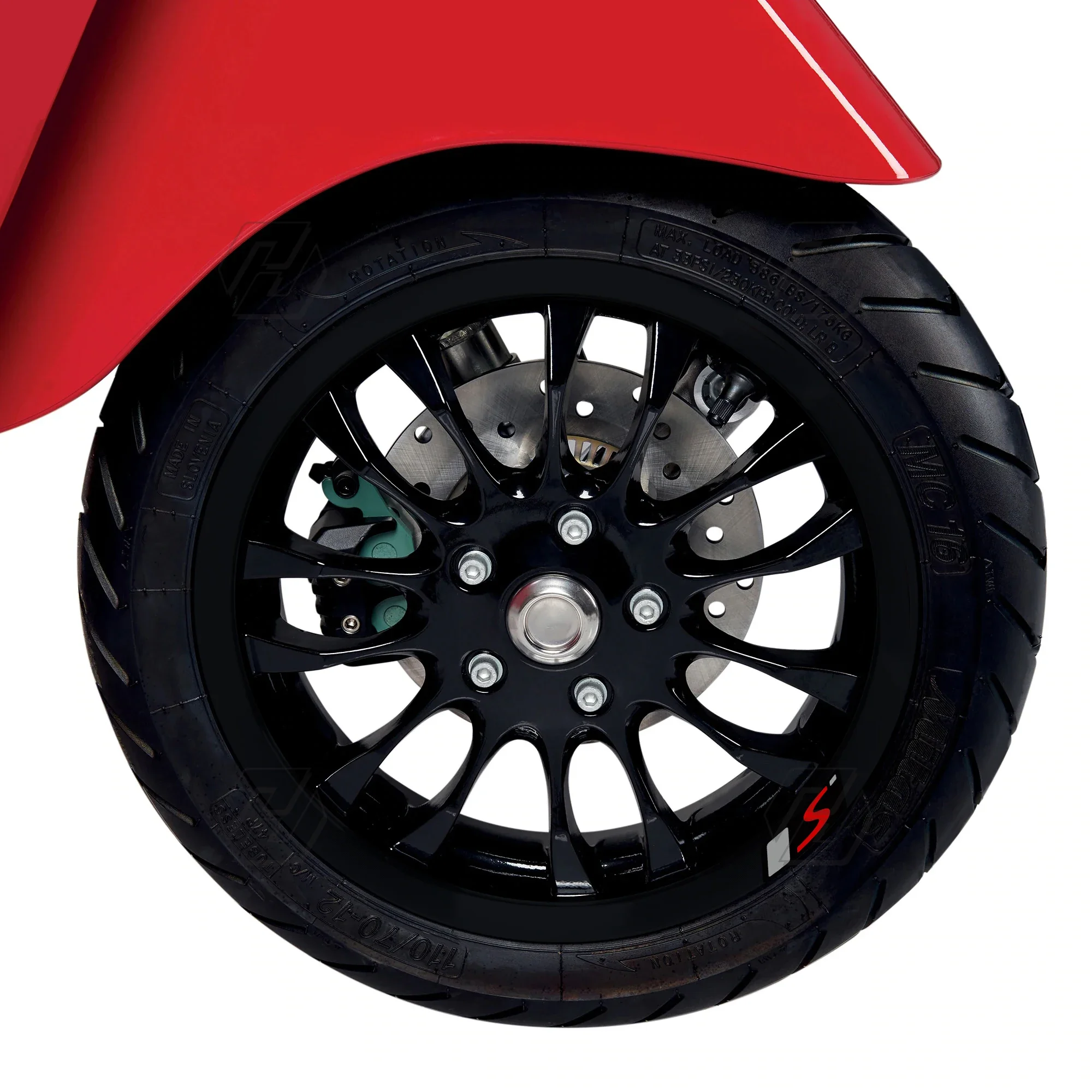 

Motorcycle Wheel Decal Rim Reflective Sticker Case for Vespa GTS Supersport GTS300 GTS300ie