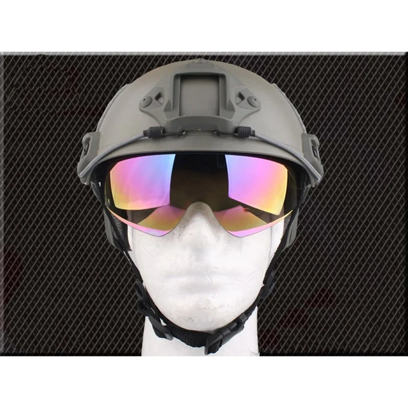 Sunscreen Visor Goggle Accessory Replacement Eyeglasses Spare Part for FAST Protector Goggle Hunting Tactical Helmet