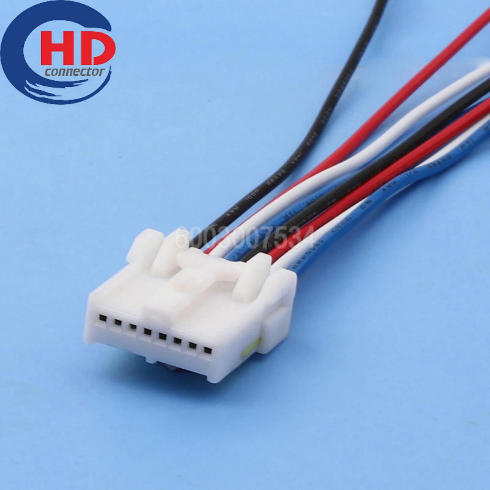 8 Pin Connector Unsealed 0.6mm Series Female Connector Cable Plug Motorcycle Electrical Harnesses 3A08FW 6098-1121