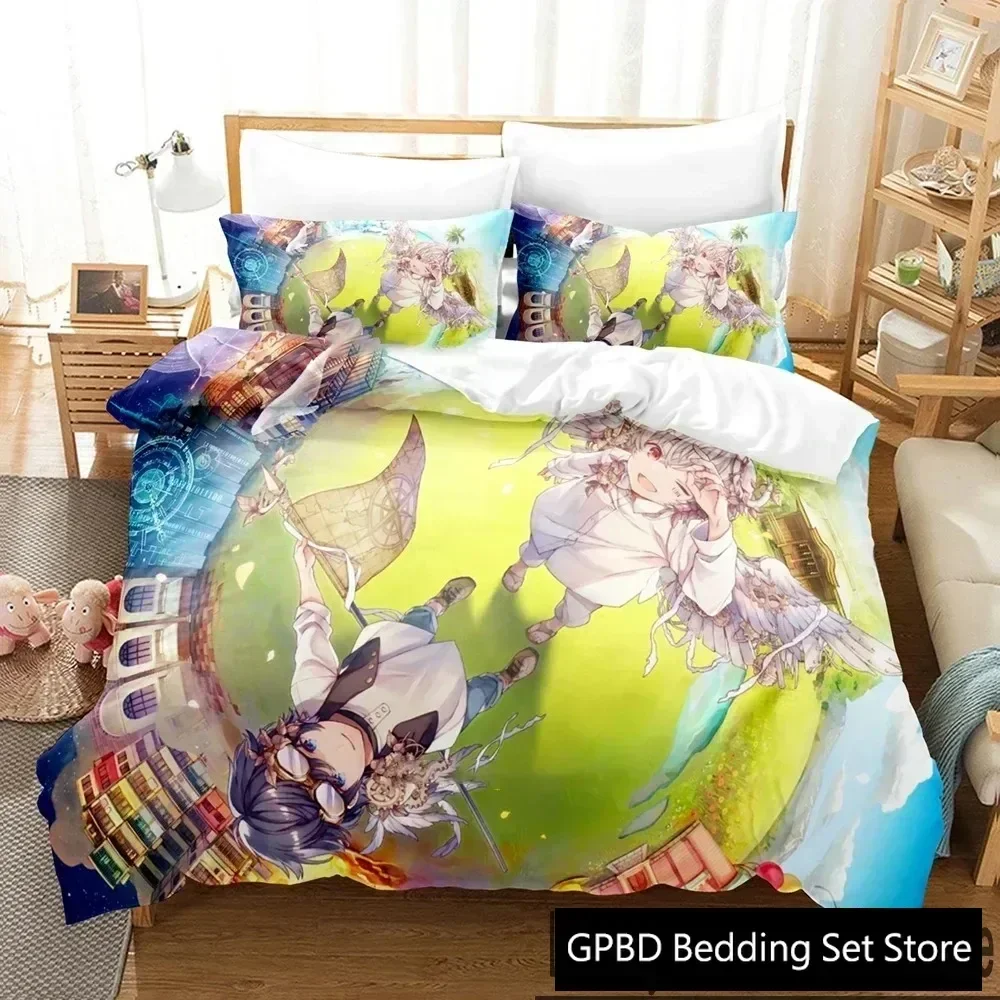 Anime After the Rain Supplies Set Duvet Cover Set Bedding Sets For Adults Bed With Pillowcases No Filling Luxury Birthday Gifts 5