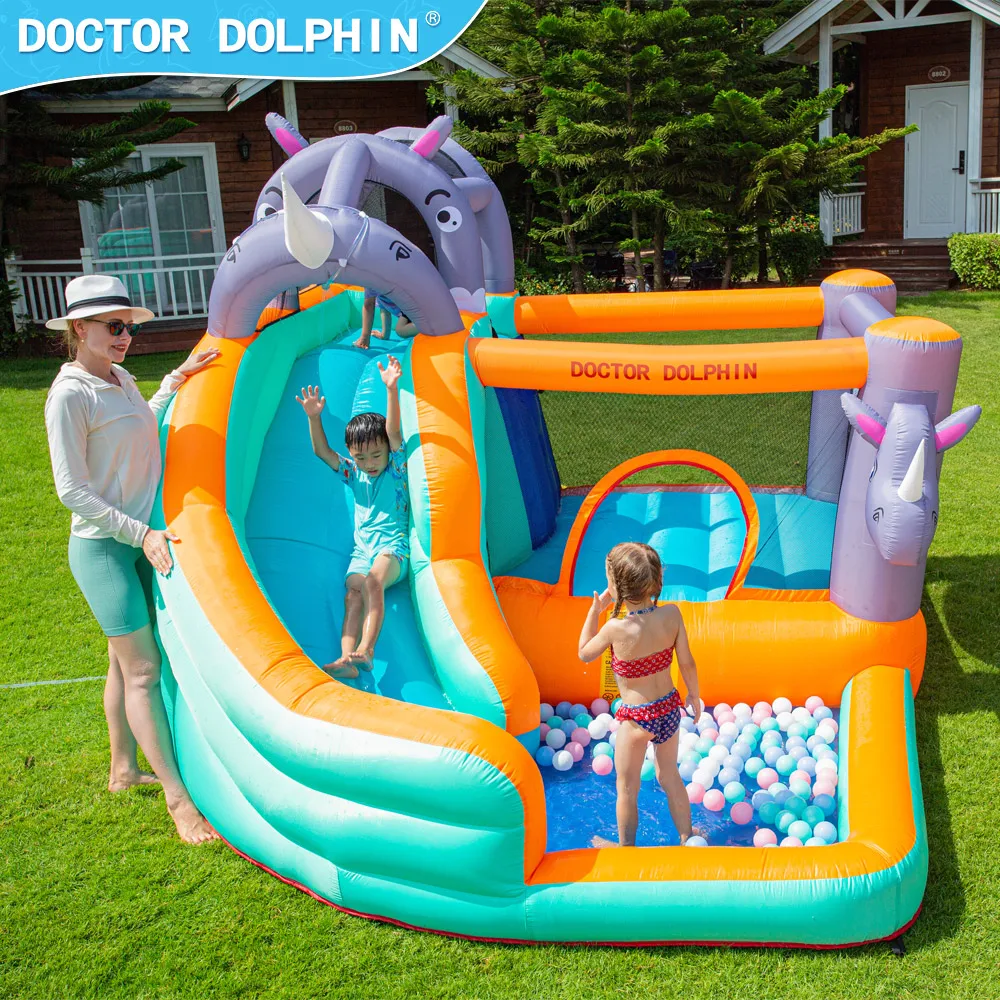 

China Factory Rhinoceros Inflatables Jump Castle Home Use Jump House Bouncing Castle Kids Bounce House Inflatable