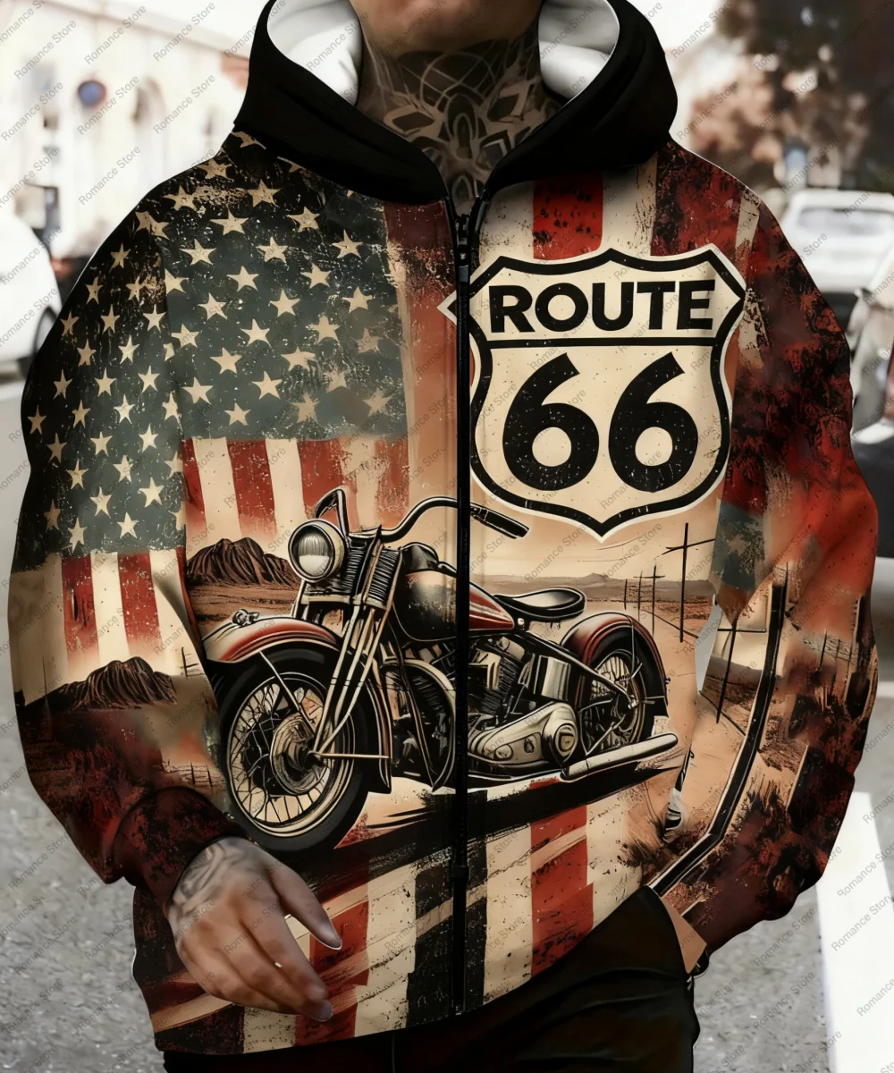 

Men's long sleeved zipper cap zipper shirts Motorcycle Hoodie for Outdoor Travel Durable Comfortabl Hoodie Men Women's Hoodie