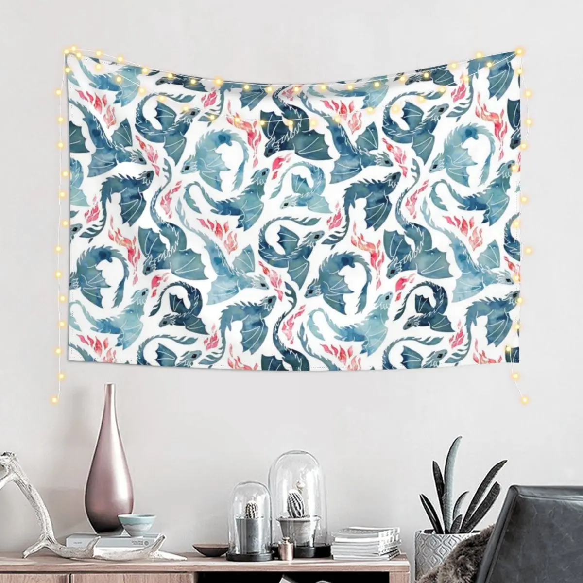 

Dragon fire Tapestry Cute Room Decor Home Decorating Room Decoration Korean Style Home Decorators Tapestry