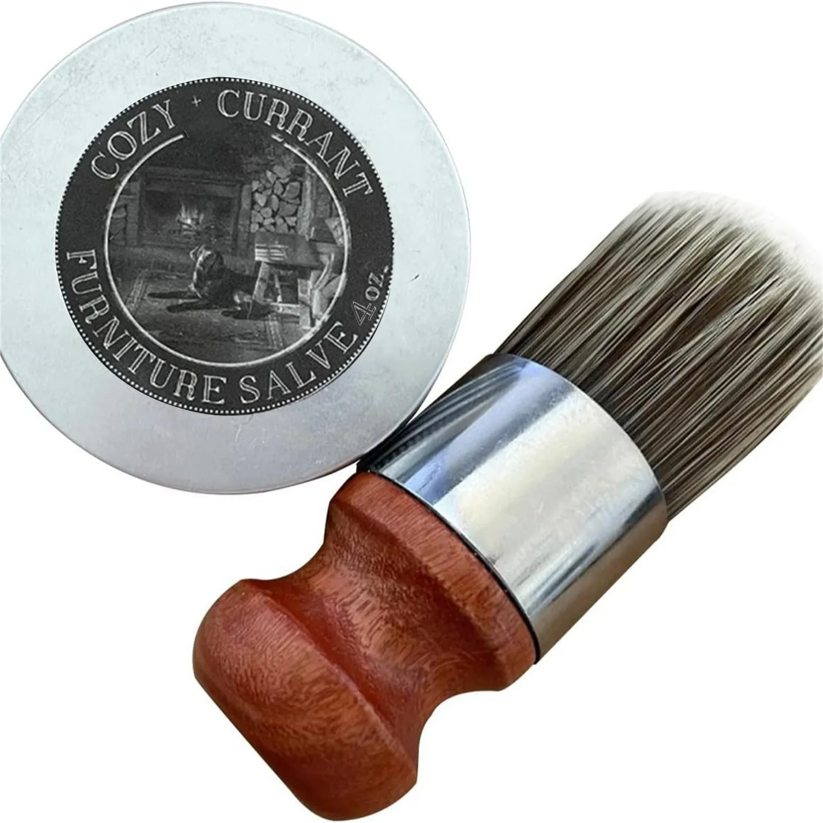 Cosas Para El Hogar Furniture Salve For Leather, Furniture Salve/Leather Salve With Boar Bristle Brush For Home