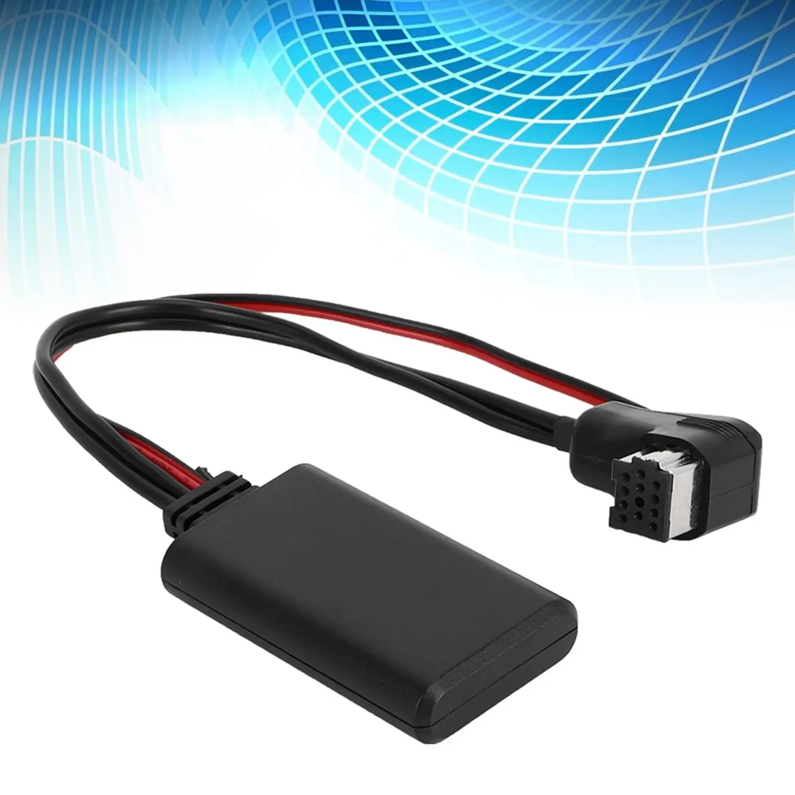 อะแดปเตอร์12V 12ขาสำหรับ AUX ไร้สายอะแดปเตอร์โมดูลสเตอริโอในรถยนต์สำหรับอินพุต IP-BUS ไร้สาย