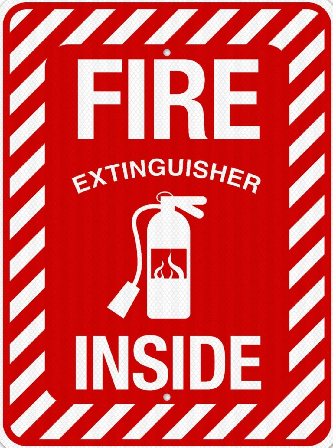 Novelty Warning signs Metal Tin Sign Fire Extinguisher Inside Sign Fire Safety Sign Home Decor Wall Vintage Garden Yard Plaque