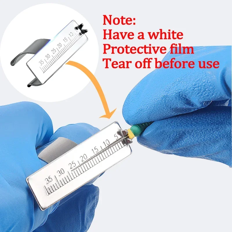 

1/5PCS Dental Span Ring Laboratory Equipment Precision Finger Ruler Gauge Instrument Endo Measure Scale Endodontic Dentist Tools