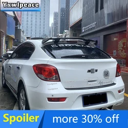 For Chevrolet Cruze Spoiler Hatchback 2010 2011 2012 2013 2014 High Quality ABS Material Primer Color Car Rear Spoiler Wing
