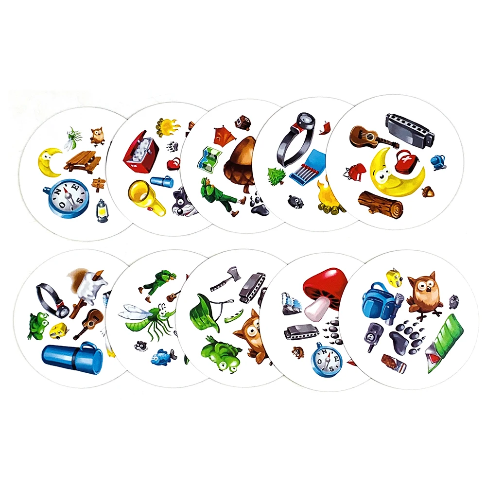 لعبة بطاقة صندوق معدني، لعبة ألغاز متعددة الحفلات، لعبة بطاقات متعددة اللاعبين للعائلة، لعبة تخييم، هدايا الهالوين وعيد الميلاد