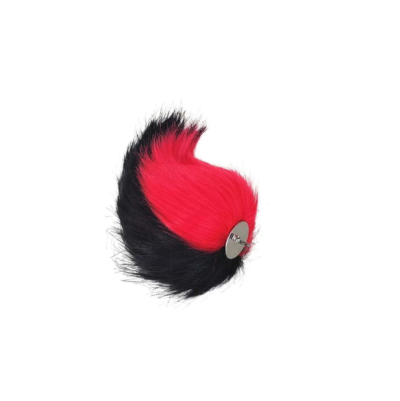 Anime Radio Demon Red Black Tail Cosplay Alastor Props Faux Fur Tails Plush Fox Cat Accessories Gifts