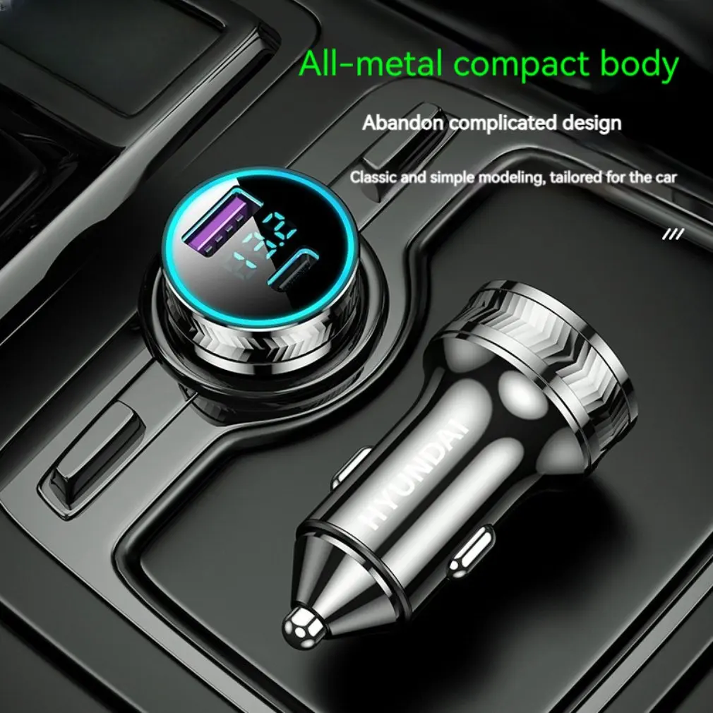 New USB 40W car charger usb interface cigarette lighter conversion plug socket car charger smart super fast charge fast delivery