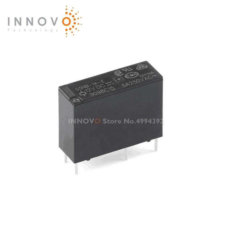 INNOVO 5pcs/lot G5NB-1A-E-12VDC G5NB-1A-E 12VDC Relay Free shipping New original