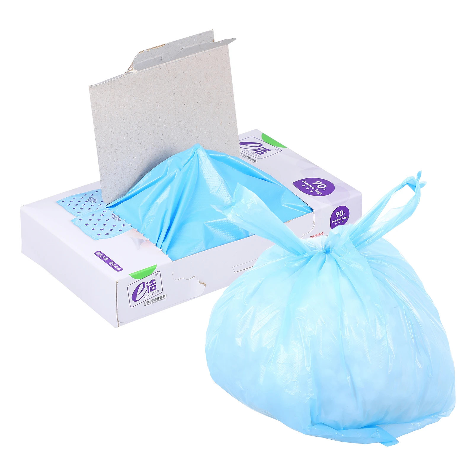 使い捨ておむつバッグ,空気清浄機,香りの袋,廃棄物袋,90ピース/箱