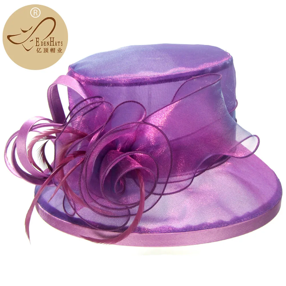 Dery Hat For Woman Church Hats Hot Sale Elegant Dress Hat Fashion Hat For Sale S10-3019