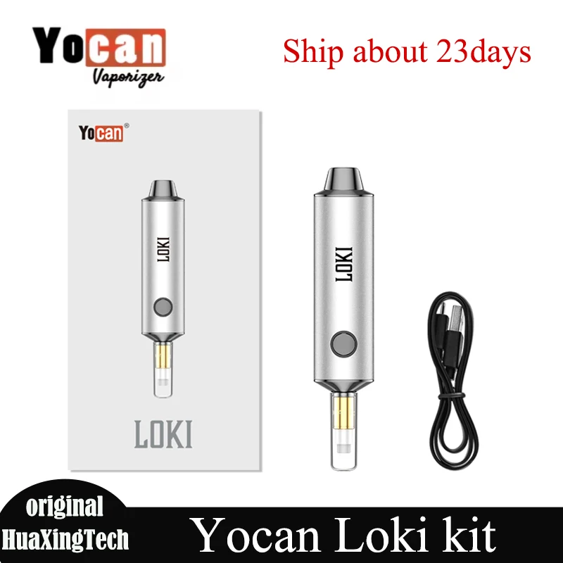 

Оригинальный комплект Yocan Loki, аккумулятор 650 мАч, переменное напряжение, испаритель для вейпа, керамический и кварцевый нагревательный элемент, сменный наконечник XTAL