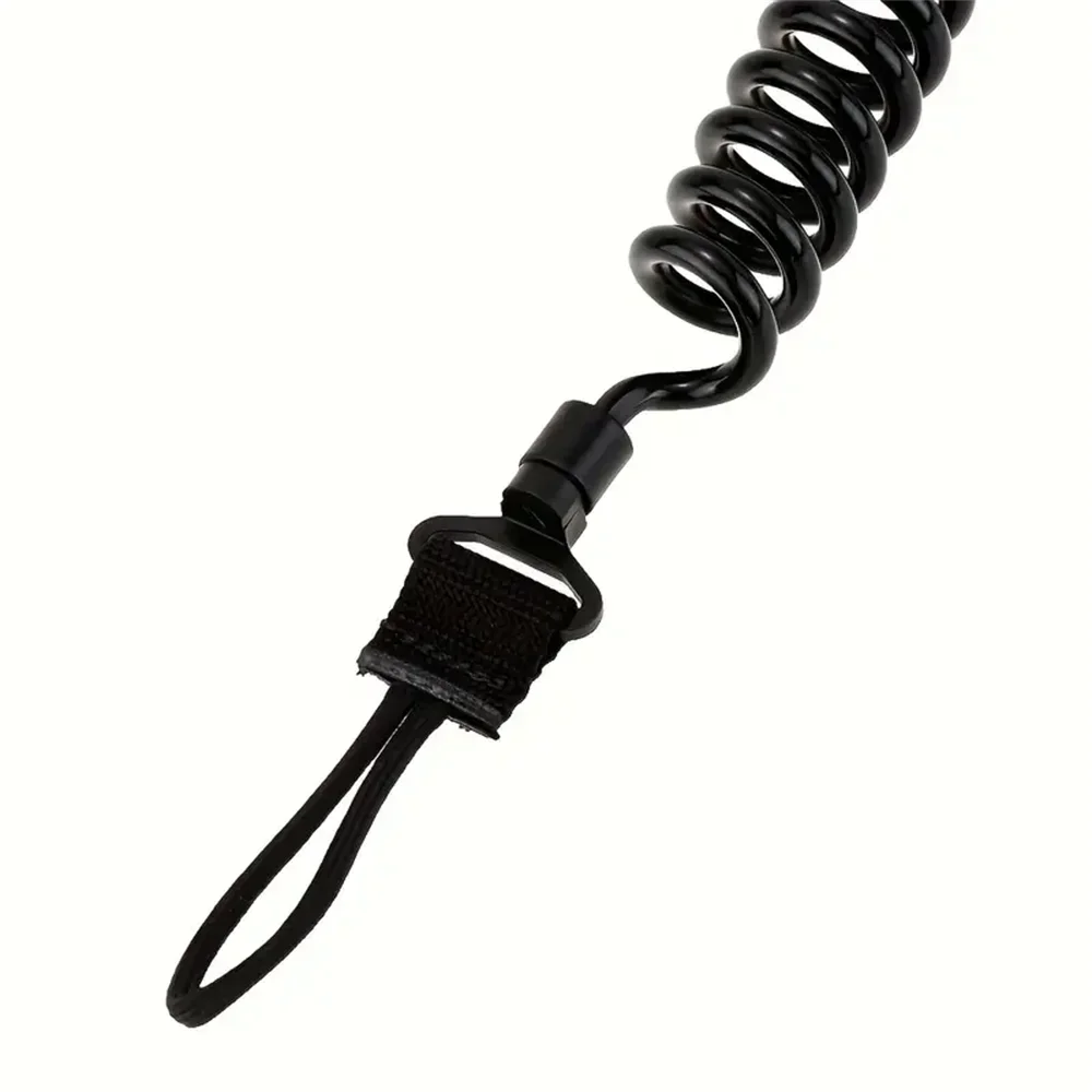Multi-purpose Spring Lanyard Outdoor Wear-Resistant Elastic Key Chain Safety Rope Anti Loss Military Tactical Lanyard