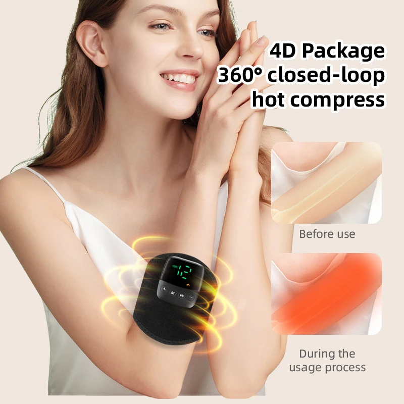 

Arm & Leg Heating Vibration Massage Training Belt Acupuncture Massage Therapy & Muscle Relaxation Stimulator