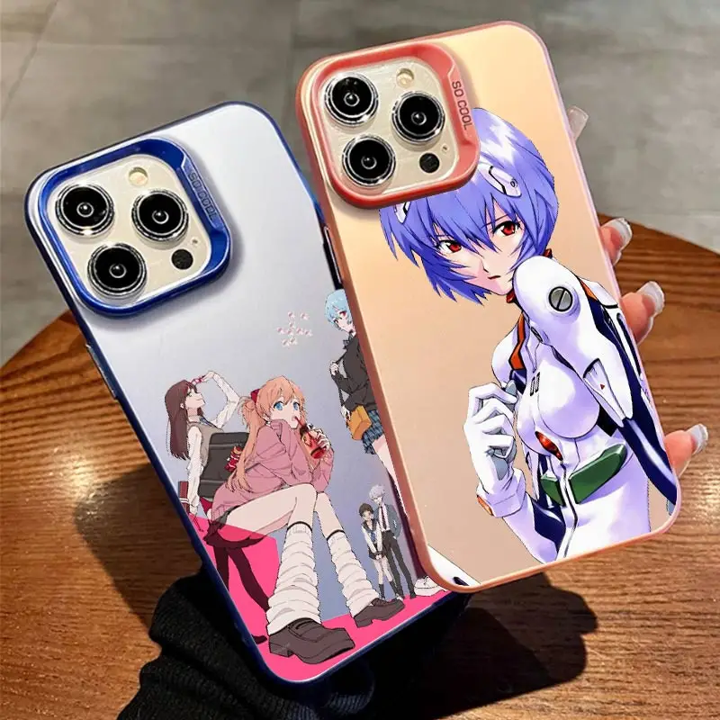 Evangelion Warrior Anime Cool  For iPhone 15 14 13 12 11 XS X XR 8 7 6 6S Pro Max Plus Mini Eye Ladder Phone case Shockproof