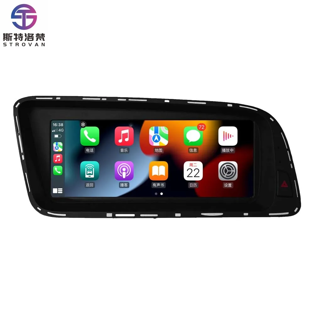 

STLF CLRAK For Q5 2009-2016 8.8" OLED Touch Screen Android Auto CarPlay Navigation with Built-in GPS DSP Split Screen