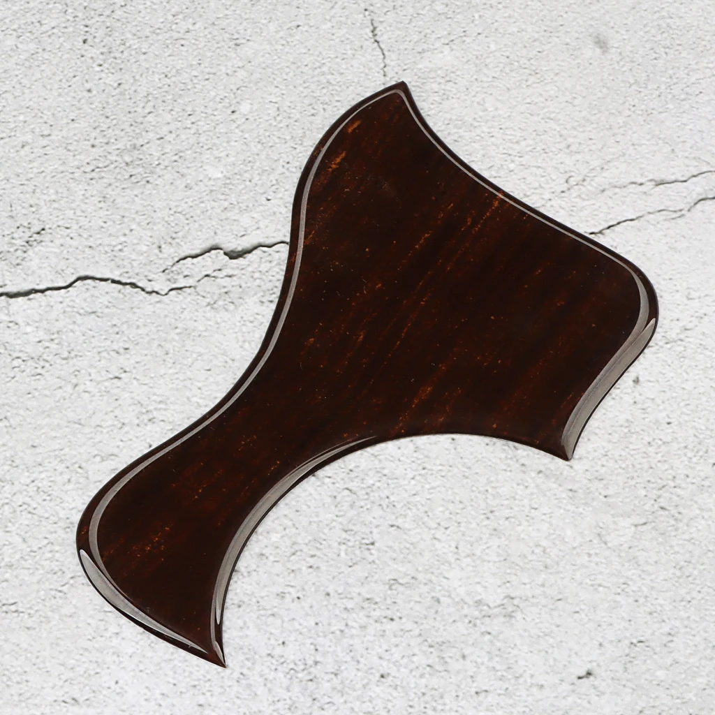 1Piece Acoustic left handed Guitar Pickguard for Backhand guitar Accessories rose wood Self adhesive Pick Guard Sticker