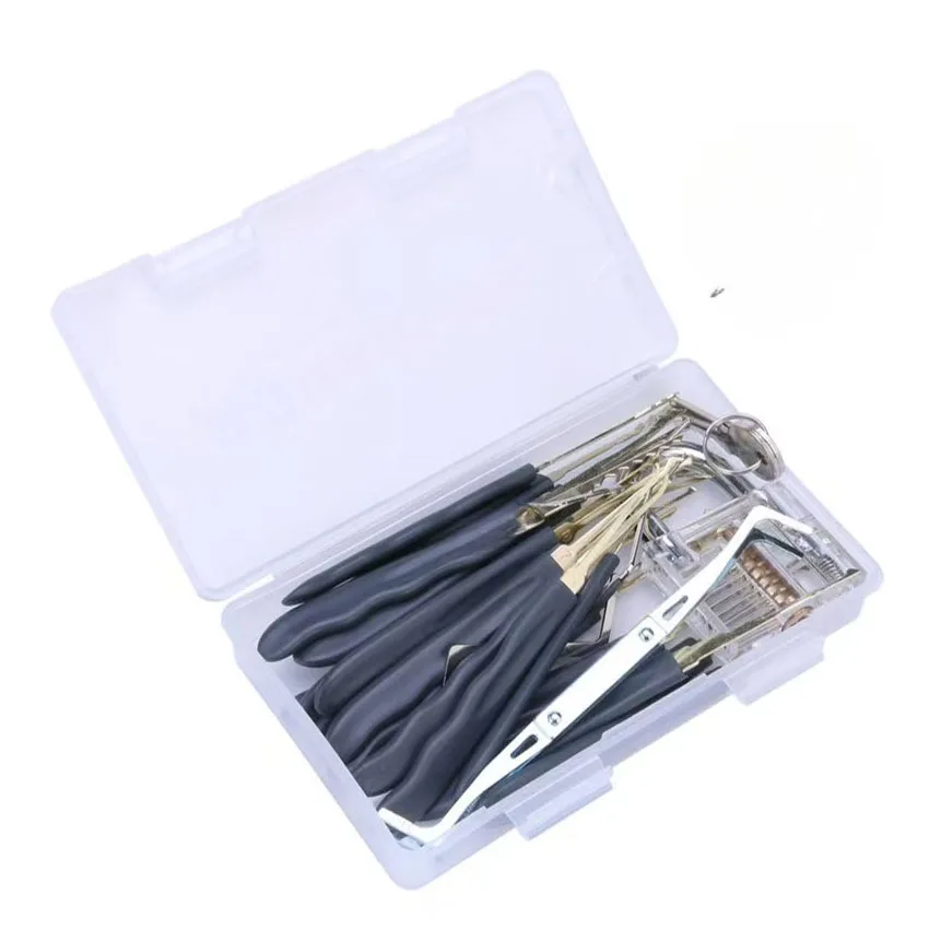 

Locksmith Compact & Complete Key Solutions for Home Car & Office Unlock Unlocking Tools Simple Ganzuas Lock Pick Picking Ganzuas