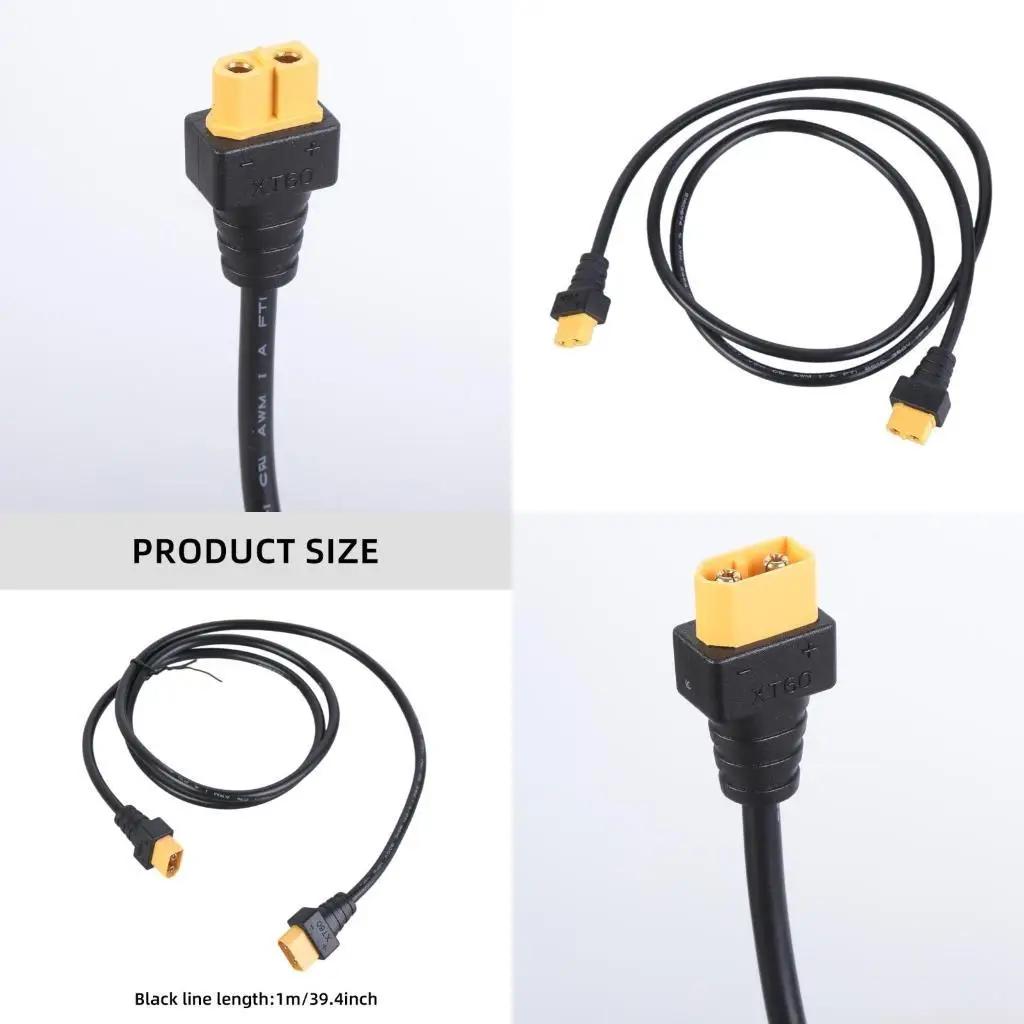 

F62C Портативный кабель для зарядки аккумулятора XT60 Адаптер XT60 «папа-папа»/папа-мама