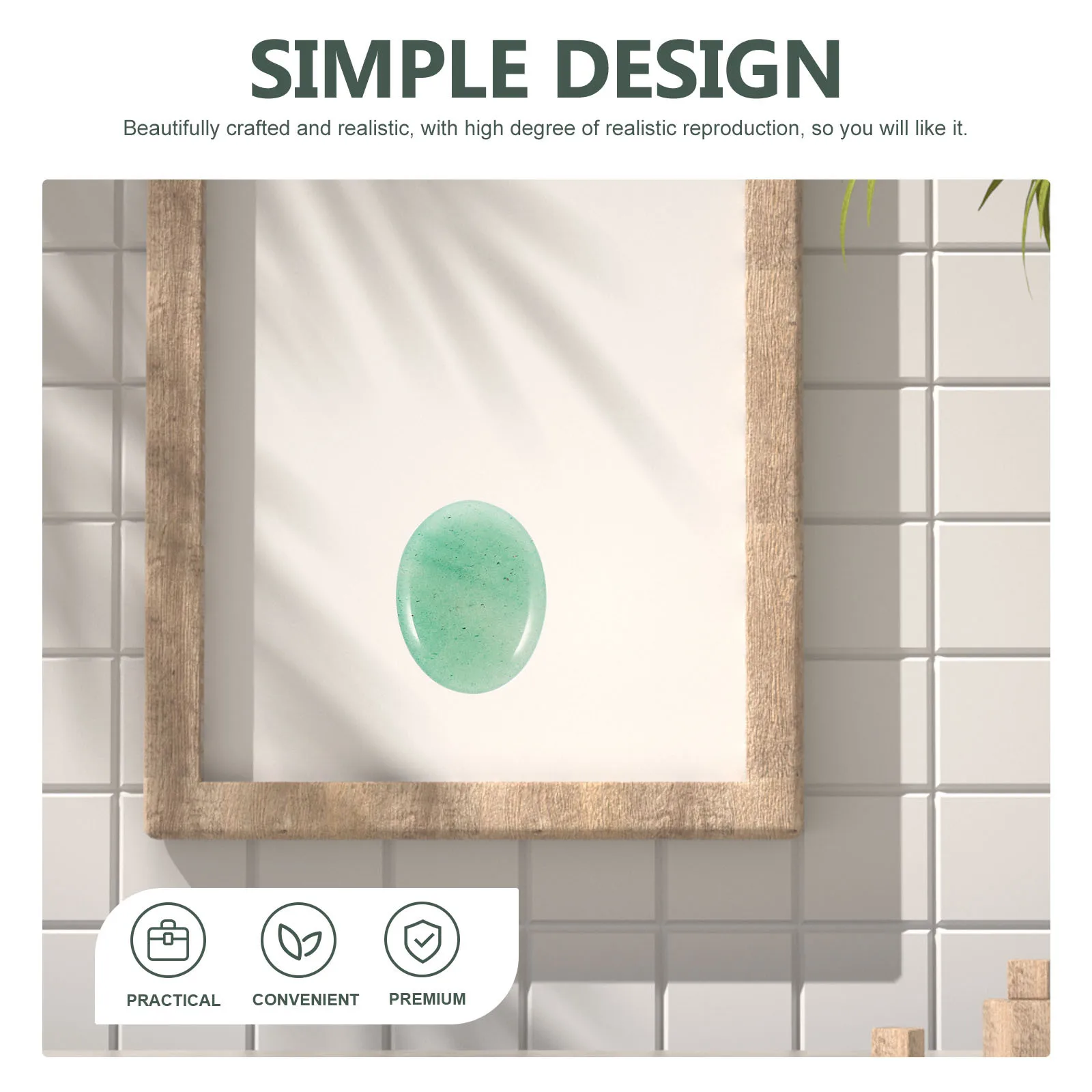 

2 Pcs Crystal Stone Decoration Statue Decorative Ornament Crafts Adornment Office Desk