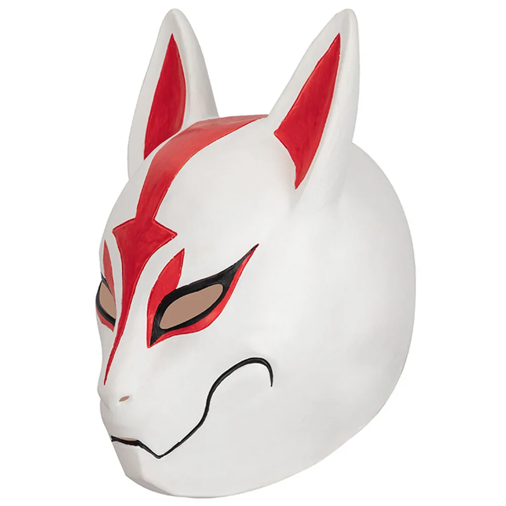 Fuchs-Cosplay-Maske für Maskenball, Party, Halloween, Latex – Detail 3