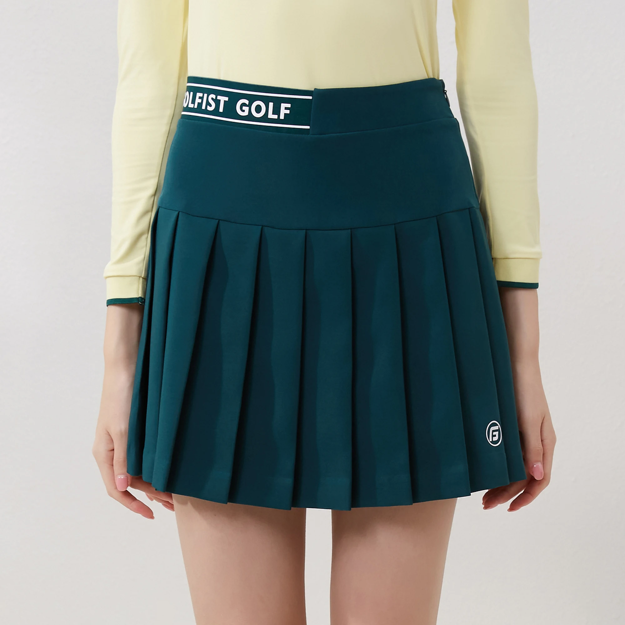 Golf Autumn and Spring Women Skirt Elastic Causal Sports Pleated Short Skirts With Pants inside Ladies Golf Tennis Wear