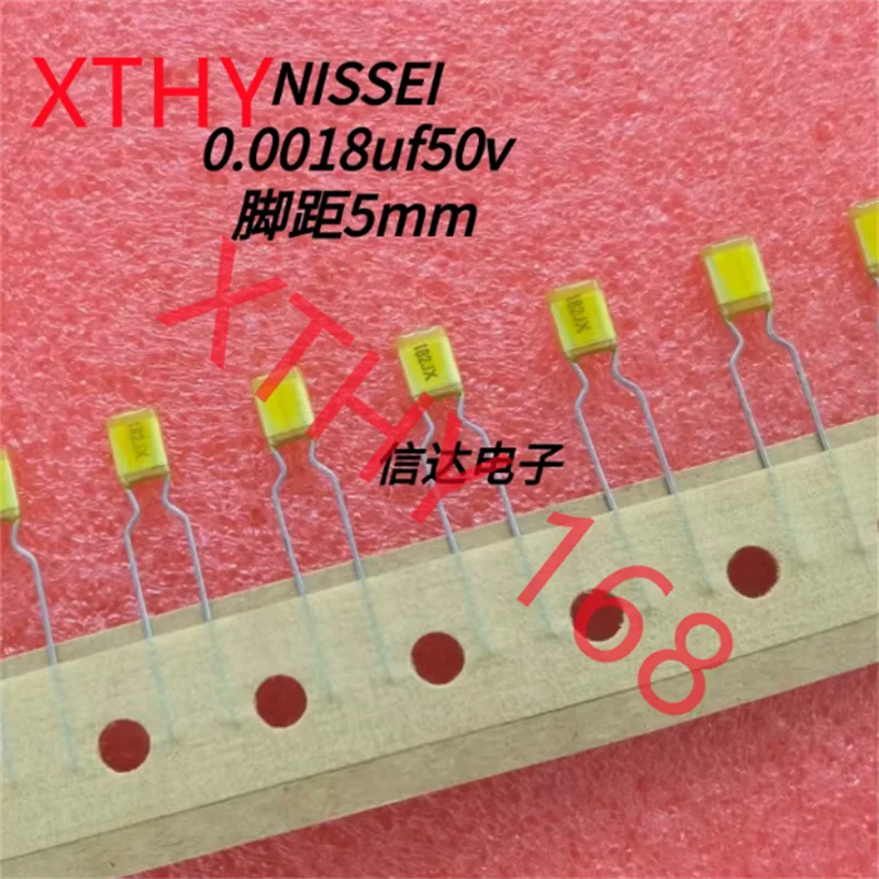 

Полиэтиленовый акриловый конденсатор Nissei 1800pF 50V 0.0018uF 50V 182/50V