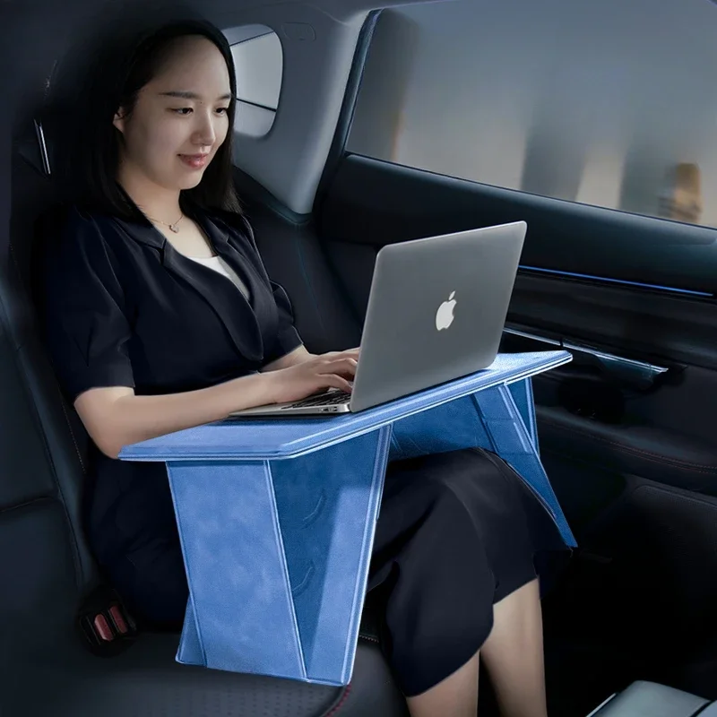 Car Mounted Small Folding Desk Table Passenger Seat Children Dining Table Portable Laptop Stand Computer  모션데스크 침대 테이블 탁자 미니테이블