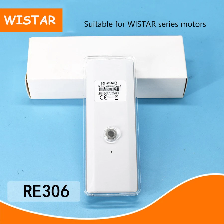 WISTAR electric curtain automatic opening and closing roller shutter 433MHZ dual control remote control RE306