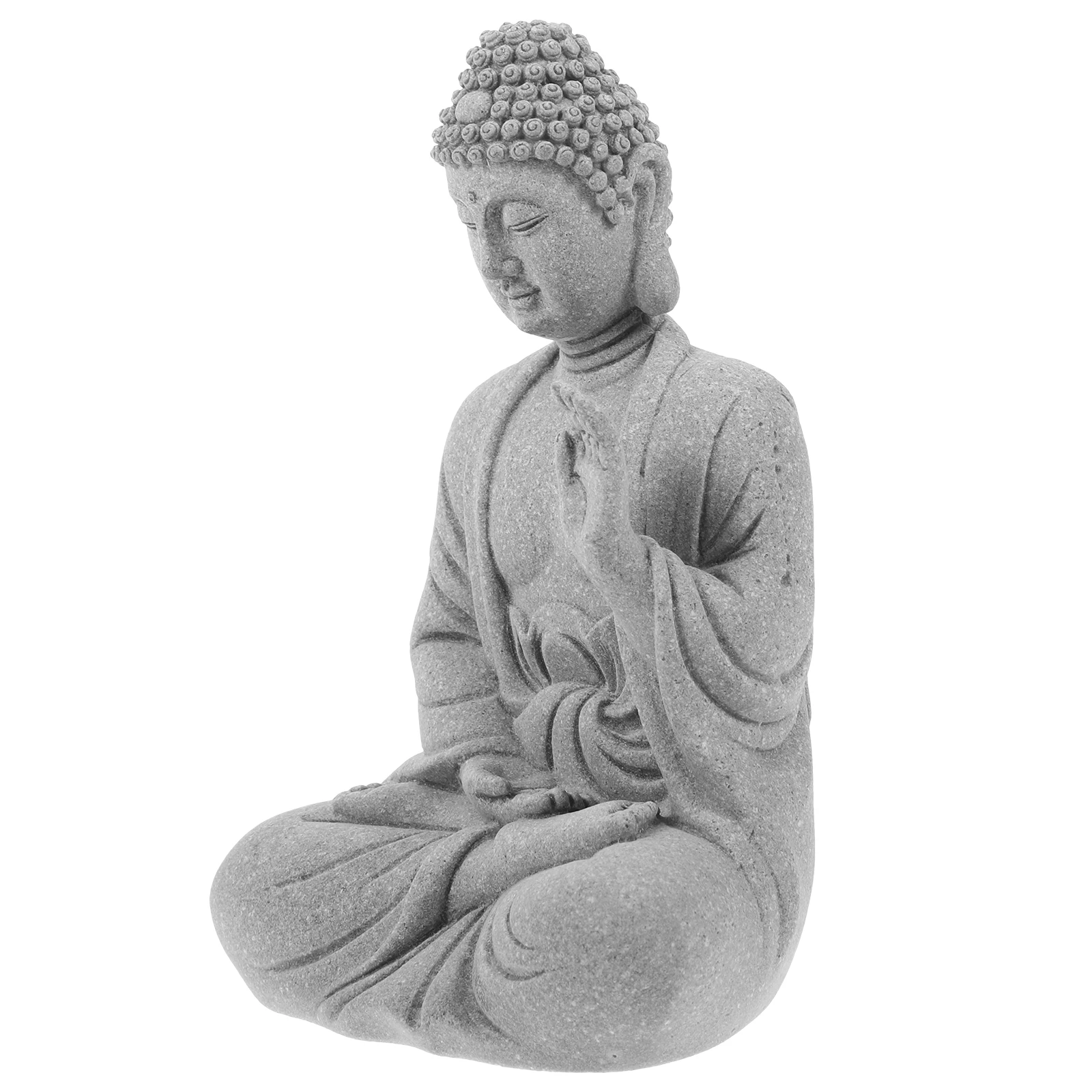 

Buddha Statue Fish Tank Decoration Lifelike Aquarium Ornament Underwater Peaceful Buddha Sculpture Fish Tank Decoration