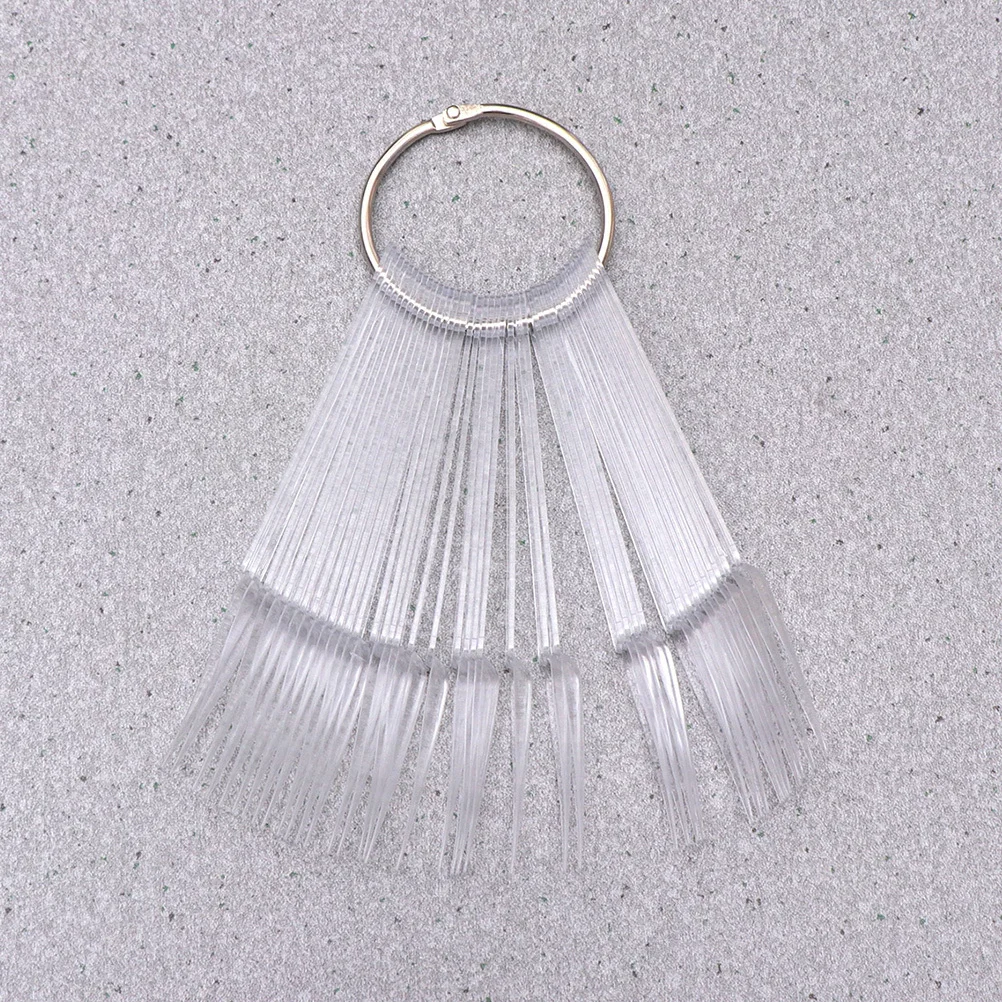 

160Pcs Nail Piece Color Cards Manicure Display Practice Tools Nail Polish Sample Board Salon Supply Color Test Plate