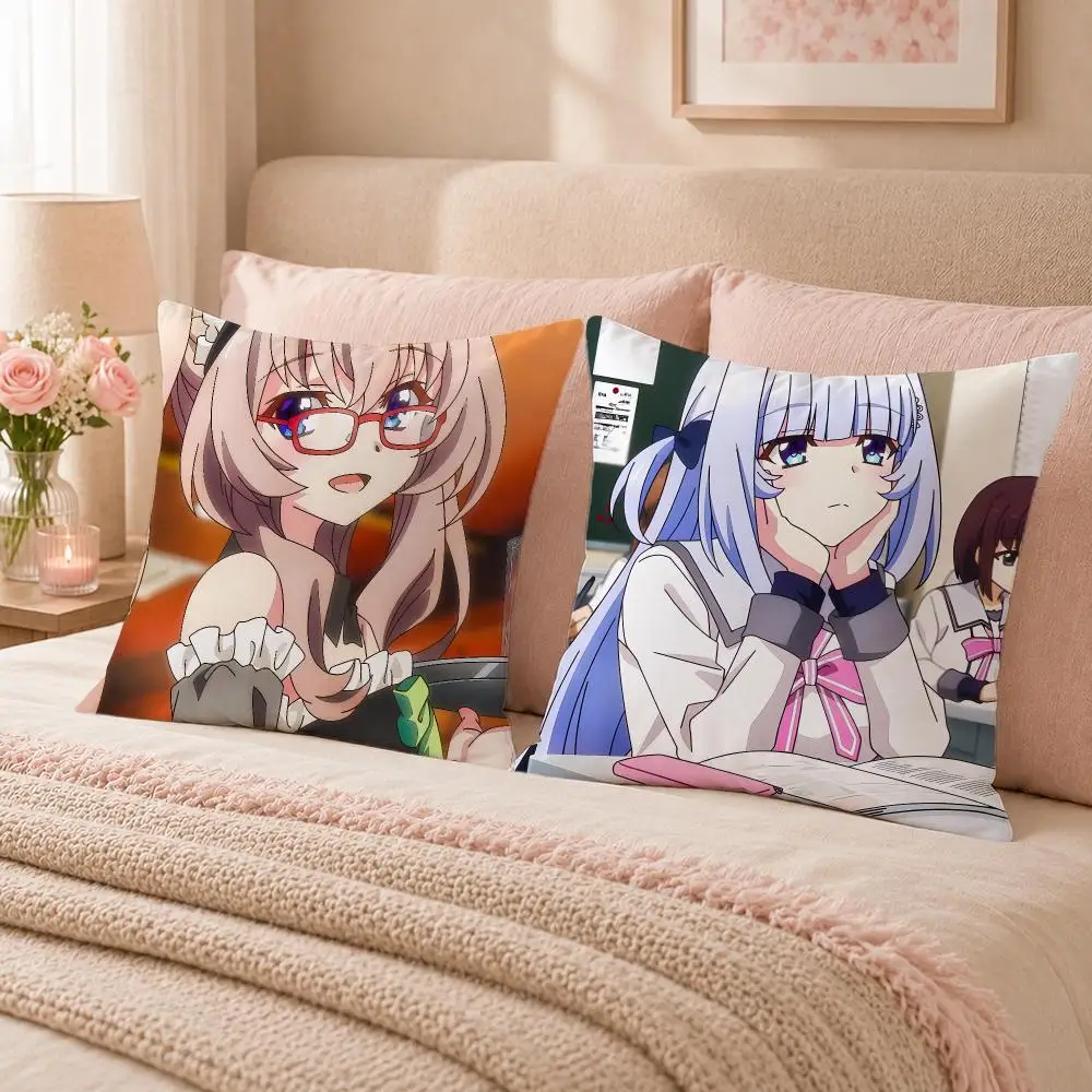 Aesthetic Game 9-nine- Cushion Cover Double-Sided Printed Pillow Cover Hypoallergenic Dust-Mite Proof