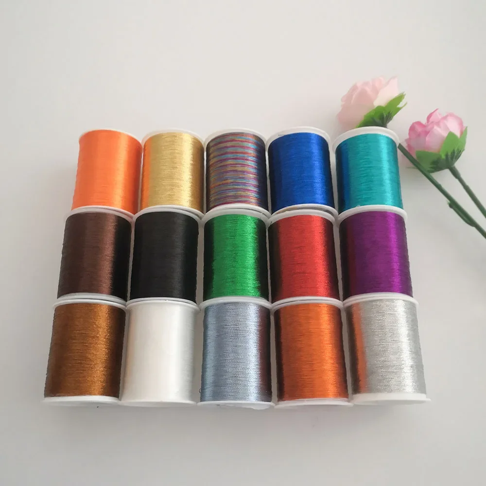 metal color wire does not fade firm cross stitch colorful silk thread beaded hand rope jewelry accessories sewing thread