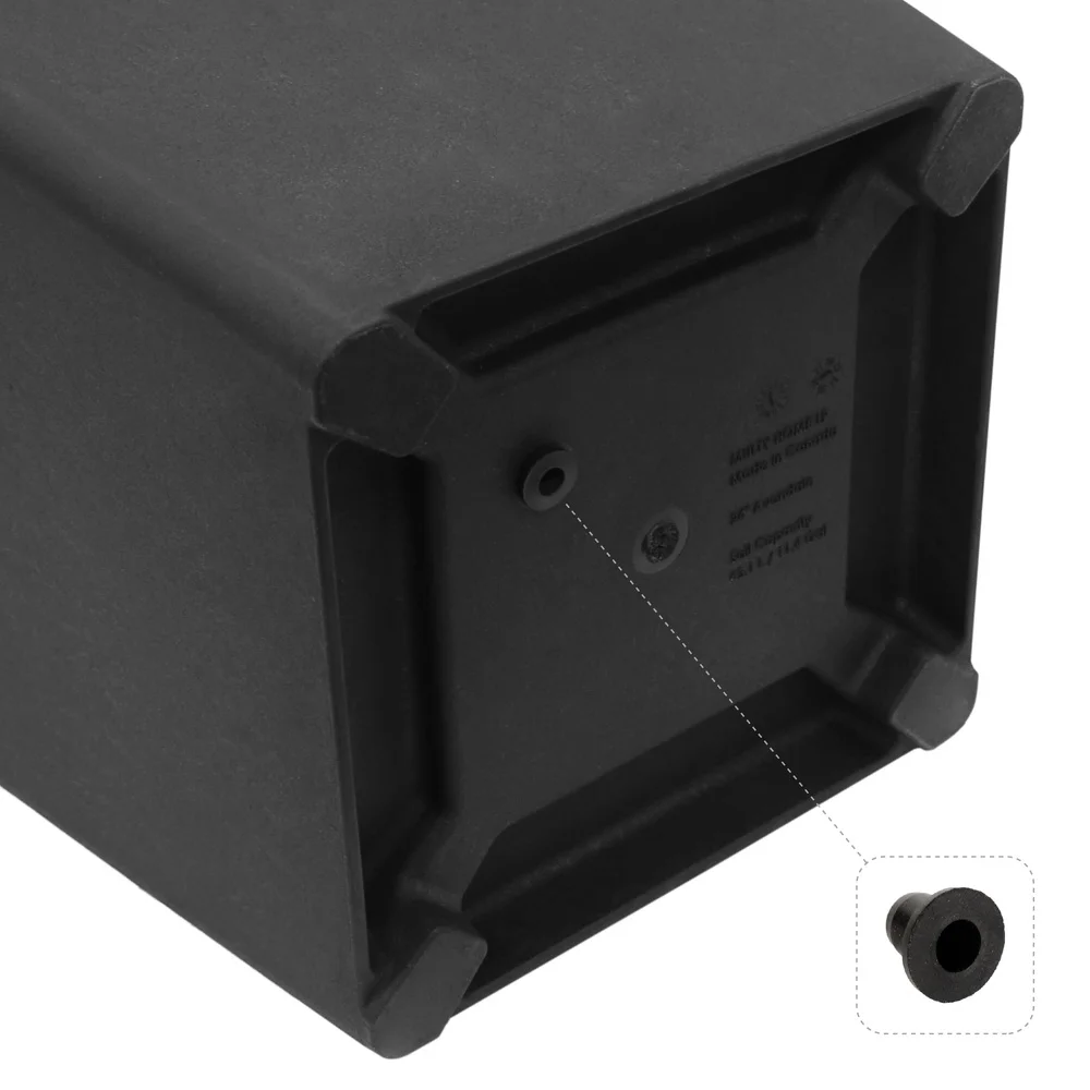 Self-Watering Indoor Outdoor Planter Lightweight Durable Weather-Resistant 24 Inch Avondale Planter with Drain Plug Perfect