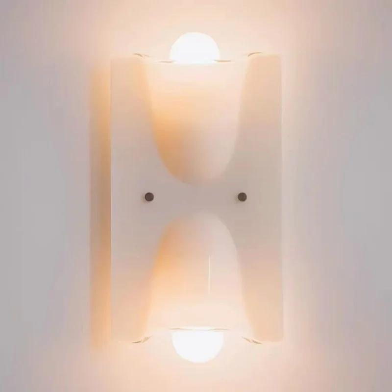 New Light Green Single And Double Head Wall Lamp French Retro Cream Living Room Staircase Medieval Bedroom Headboard Lighting