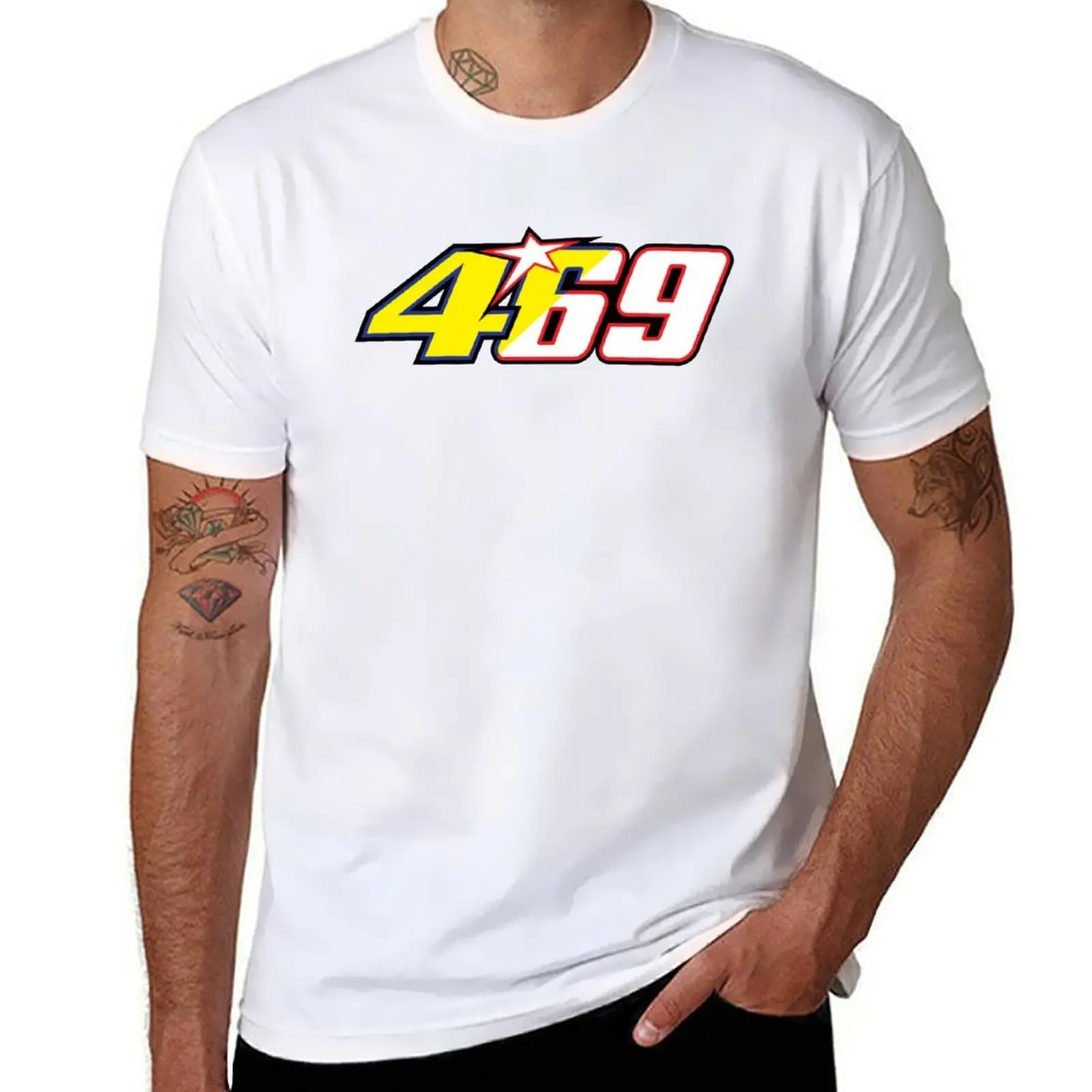 

Nicky Hayden x Rossi 46 69 T-Shirt man t shirt heavy cotton t shirt man cotton T-Shirt