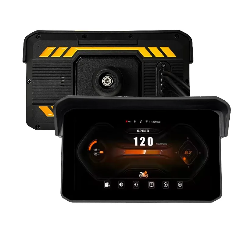 Waterproof Navigation for Motorcycle with Remote Control 5" Best Motorcycle Gps Unit Gps Navigation Device for Bike